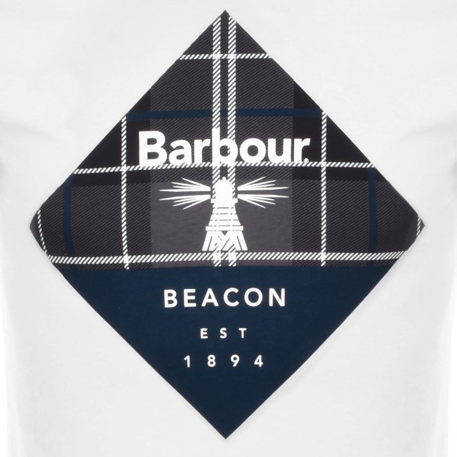 Alternative Image for ProductBarbour Beacon Becker T Shirt White3